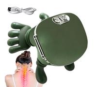 Massaggiatore Per Cervicale Siaasoo, Massaggiatore Per Collo E Spalle Profondo E Rilassante, Massaggio Cervicale 4d Senza Fili, Design Simulato Della Mano Alleviare Il