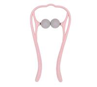 Massaggiatore per collo a doppio punto trigger, massaggiatore per collo Shiatsu, impugnatura ergonomica, massaggiatore per tessuti profondi del collo e delle spalle, per casa,