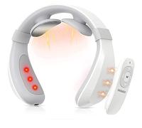 Massaggiatore per collo con calore, 6 modalità 15 livelli massaggiatore senza fili per tessuti profondi utilizzati a casa/ufficio/auto, regalo di comfort per donne/uomini