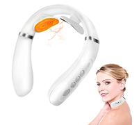 Massaggiatore per collo con HeatCongshin Massaggiatore portatile intelligente per alleviare il dolore, massaggiatore senza fili per collo con trasmissione vocale e 6 modalità di massaggio ad