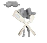 Massaggiatore Per Collo E Spalle, Massaggiatore Indossabile Schiena E Collo Con Massaggio Termico, Design A Mani Libere, Imita Il Vero Massaggiatore, Regali Per Donne E Uomini,Beige-8D