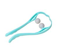 Massaggiatore per collo e spalle, Massaggiatore per collo e spalle, Massaggiatori per il collo portatili, Rullo per massaggio manuale con punto di attivazione dei tessuti profondi, strumento a