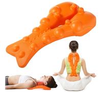Massaggiatore per collo e spalle, massaggiatore per trapezio, rilassante per il collo, strumento di rilascio suboccipitale, rimozione nodi muscolari, correttore posturale con 14 punti di massaggio,