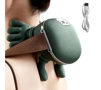 Massaggiatore per collo e spalle: unità di terapia muscolare elettrica, strumento di rilassamento abilitato al calore, apparecchio di tensione di rotolamento, modulo di controllo della velocità