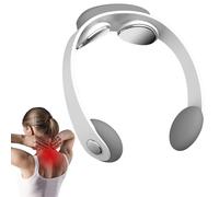 Massaggiatore per collo, massaggiatore per collo senza fili - Massaggiatore portatile con Tens Ems | 5 modalità di massaggio, massaggio intelligente del collo, design a forma di U, rilassamento dei mu