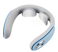 Massaggiatore per Collo Portatile Intelligente,Massaggiatore Collo Intelligente,Può essere gestito da remoto,Impulso Elettrico Massaggiatore Cervicale,Regalo per Uomo Donna B