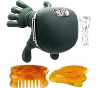 Massaggiatore per collo, sollievo dal dolore, shiatsu, tessuto profondo, con calore, portatile, elettrico, impastare, design ergonomico, per casa, ufficio, auto, regalo per uomini e donne
