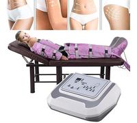 Massaggiatore per Compressione D'aria per Tutto Il Corpo, Strumento Di Bellezza Dimagrante per Il Drenaggio Linfatico, Massaggiatore Elettrico per Il Collo Del Braccio,Purple