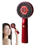 Massaggiatore per Cuoio Capelluto a Luce Rossa 2 in 1 Pettine Massaggiante | Spazzola massaggiante elettrica del cuoio capelluto Per donne casa appartamento viaggio sal
