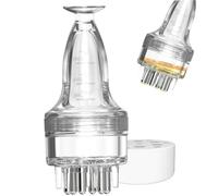 Massaggiatore per cuoio capelluto Crescita dei capelli 3ml Applicatore di olio per capelli trasparente senza disordine con pettine Applicatore per cuoio capelluto per viaggi a casa