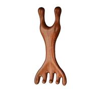 Massaggiatore per cuoio capelluto in legno di sandalo pettine per le donne,pettine per corna di cervo di sandalo | Pettine in legno per massaggio del cuoio capelluto, pettine a denti larghi in sandalo