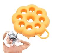 Massaggiatore per cuoio capelluto in silicone, spazzola per shampoo massaggiatore per cuoio capelluto, massaggiatore per cuoio capelluto in morbido silicone a forma di, spazzola per shampoo