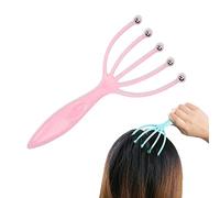Massaggiatore per cuoio capelluto, massaggiatore manuale portatile Tuzsocr, massaggiatore per testa, massaggiatore a sfera arrotolabile, raschietto rilassante per cuoio capelluto, stimolazione dei