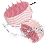 Massaggiatore per cuoio capelluto per la crescita dei capelli, spazzola con setole in silicone a doppia faccia per massaggio ed esfoliazione della testa, strumento di rimozione della forfora per