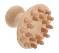 Massaggiatore per Cuoio Capelluto Pettine Manuale, in Legno | Colore Marrone, Metodo di Cinese Antico, Massaggio del Cuoio Capelluto, Regalo Pratico