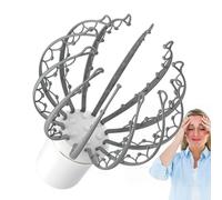 Massaggiatore per cuoio capelluto ricaricabile, massaggiatore elettrico vibrante per la testa, strumento per la cura dei capelli senza fili, dispositivo ergonomico per alleviare lo stress