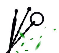Massaggiatore per dilatazione maschile con sonda uretrale lunga morbida 3 pezzi/set