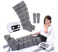 Massaggiatore per drenaggio linfatico a 6 cavità per gambe, sistema di recupero della compressione dell'aria pressoterapia, macchina pneumatica per bendaggio delle gambe, compressione sequen