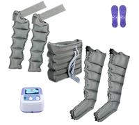 Massaggiatore per drenaggio linfatico a 6 cavità Widppsopt, massaggiatore circolatorio a compressione d'aria e sollievo dal dolore, circolazione elettrica migliora il dolore in tutto il corp