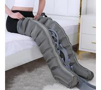 Massaggiatore per drenaggio linfatico per tutto il corpo con pressoterapia Widppsopt, stivali elettrici per compressione ad aria per gambe, sistema di recupero a 8 cavità, massaggiatore per