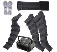 Massaggiatore per drenaggio linfatico Widppsopt, massaggiatore per piedi, macchina per compressione delle gambe, stivali di recupero con tecnologia ad aria compressa per la circolazione, ril