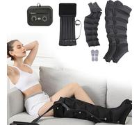 Massaggiatore per drenaggio linfatico Widppsopt, stivali per pressoterapia, macchina massaggiante elettrica a compressione d'aria, pompa per linfedema, fasciature per vita, braccia, gambe, p