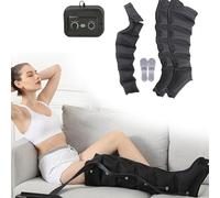 Massaggiatore per drenaggio linfatico Widppsopt, stivali per pressoterapia, macchina massaggiante elettrica a compressione d'aria, pompa per linfedema, fasciature per vita, braccia, gambe, p