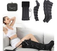 Massaggiatore per drenaggio linfatico Widppsopt, stivali per pressoterapia, macchina massaggiante elettrica a compressione d'aria, pompa per linfedema, fasciature per vita, braccia, gambe, p