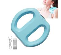 Massaggiatore per fascia, ricaricabile, ergonomico, multi modalità, con anello in ABS, per rilassamento muscolare, brucia grassi, per donne e uomini, per vita, gambe, addome, casa, palestra
