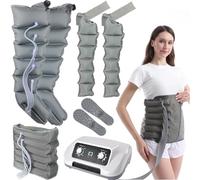 Massaggiatore per gambe a compressione ad aria, bilanciatore per il drenaggio linfatico, macchina per il recupero degli stivali, 4 6 8 cavità per rilassare braccia e piedi, favorisce la circolazione