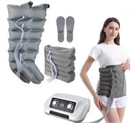 Massaggiatore per gambe a compressione ad aria, bilanciatore per il drenaggio linfatico, macchina per il recupero degli stivali, 4 6 8 cavità per rilassare braccia e piedi, favorisce la circolazione
