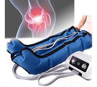 Massaggiatore per gambe a compressione ad aria per circolazione e rilassamento muscolare, massaggiatore pneumatico per gambe con massaggio sequenziale per piedi, polpacci e cosce
