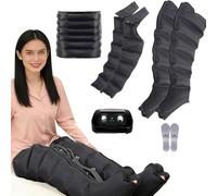 Massaggiatore per gambe a compressione ad aria per il trattamento di lipedema e linfedema, stivali a compressione a pressione regolabile, massaggiatore elettrico per piedi
