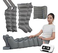 Massaggiatore per gambe a compressione ad aria, per recupero della pressoterapia, per braccia e vita, per rilassare la circolazione sanguigna e il drenaggio linfatico
