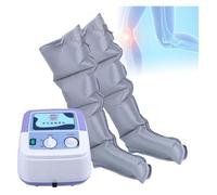 Massaggiatore per Gambe a Compressione d’Aria Professionale | Drenaggio Linfatico 6 Zone | Sistema Recupero Muscolare | Pressione Regolabile per Dolori, Gambe Senza Riposo e Cattiva Circ