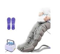 Massaggiatore per Gambe a Compressione d’Aria Professionale | Drenaggio Linfatico 6 Zone | Sistema Recupero Muscolare | Pressione Regolabile per Dolori, Gambe Senza Riposo e Cattiva Circ