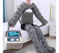 Massaggiatore per gambe a compressione d'aria a 6 camere - Sistema di drenaggio linfatico e recupero per lipedema, atleti e dolore cronico
