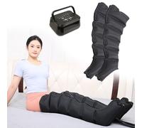 Massaggiatore per gambe a compressione d'aria per drenaggio linfatico, sollievo dalla pressione elettrica con spegnimento automatico