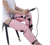 Massaggiatore per gambe a compressione d'aria per massaggio avvolgente al polpaccio, pad riscaldante elettrico con batteria ricaricabile terapia calda per dolori articolari, crampi, sollievo dal dolore al menisco dell'artrite (massaggio per gambe a compressione d'aria