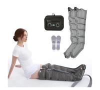 Massaggiatore per gambe a compressione d'aria, stivali per pressoterapia a 6 camere per il rilassamento di tutto il corpo, dispositivo di compressione sequenziale portatile per gambe, braccia