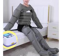 Massaggiatore per gambe a compressione d'aria, strumento per rilassare tutto il corpo per la circolazione del linfedema, sollievo dal dolore gonfiore, stivali per pressoterapia a 6/4 cavità