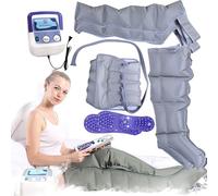 Massaggiatore per gambe a compressione d'aria Widppsopt, massaggiatore rilassante per vita, braccia e piedi, massaggiatori per favorire la circolazione sanguigna e il drenaggio linfatico