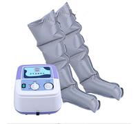 Massaggiatore per gambe con addominali e gambe, macchina per la circolazione sanguigna di alta qualità, con 4 camere d'aria e 3 programmi per massaggiare le onde scorrevoli su gambe e pancia,