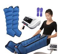 Massaggiatore per gambe con drenaggio linfatico, macchina elettrica per stivali di recupero con compressione dell'aria per rilassare i muscoli, pressoterapia a 4 camere per la circolazione d