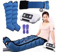 Massaggiatore per gambe con drenaggio linfatico, macchina elettrica per stivali di recupero con compressione dell'aria per rilassare i muscoli, pressoterapia a 4 camere per la circolazione d