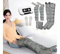 Massaggiatore per gambe con drenaggio linfatico, migliora la circolazione e riduce il gonfiore, per alleviare il dolore e rilassare durante il recupero