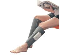 Massaggiatore per gambe con riscaldamento a infrarossi, 3 modalità, 2 intensità, compressione dell'aria, leggero, massaggiatore per polpacci e gambe, massaggio ai piedi per circolazione sanguigna,