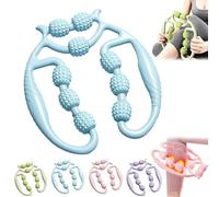 Massaggiatore per gambe, massaggiatore a cellulite a 9 ruote, massaggiatore per fasce profonde e nodi per gambe, per rilassare i muscoli delle gambe, delle braccia e del tennis (B)