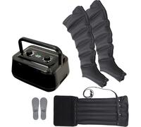 Massaggiatore per gambe per la circolazione Macchina a compressione delle gambe Massaggiatore per polpacci e piedi aiuta con gonfiore e allevia il dolore, massaggiatore elettrico a compressione