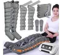 Massaggiatore per gambe, pressoterapia, compressione ad aria, massaggiatore per polpacci, compressione per linfedema, sistema di recupero stivali a compressione per cavità Macjines 6 | 8, ma